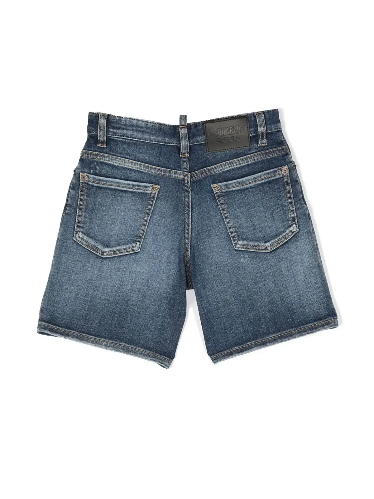 DSQUARED2 KIDS 膝丈デニムショーツ - 画像2