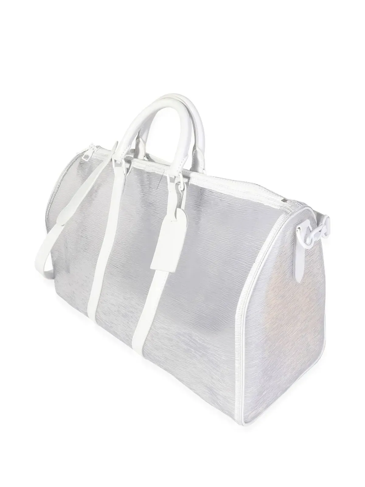 Louis Vuitton ビンテージ Keepall Bandoulière トラベルバッグ（ホワイト） - 画像3
