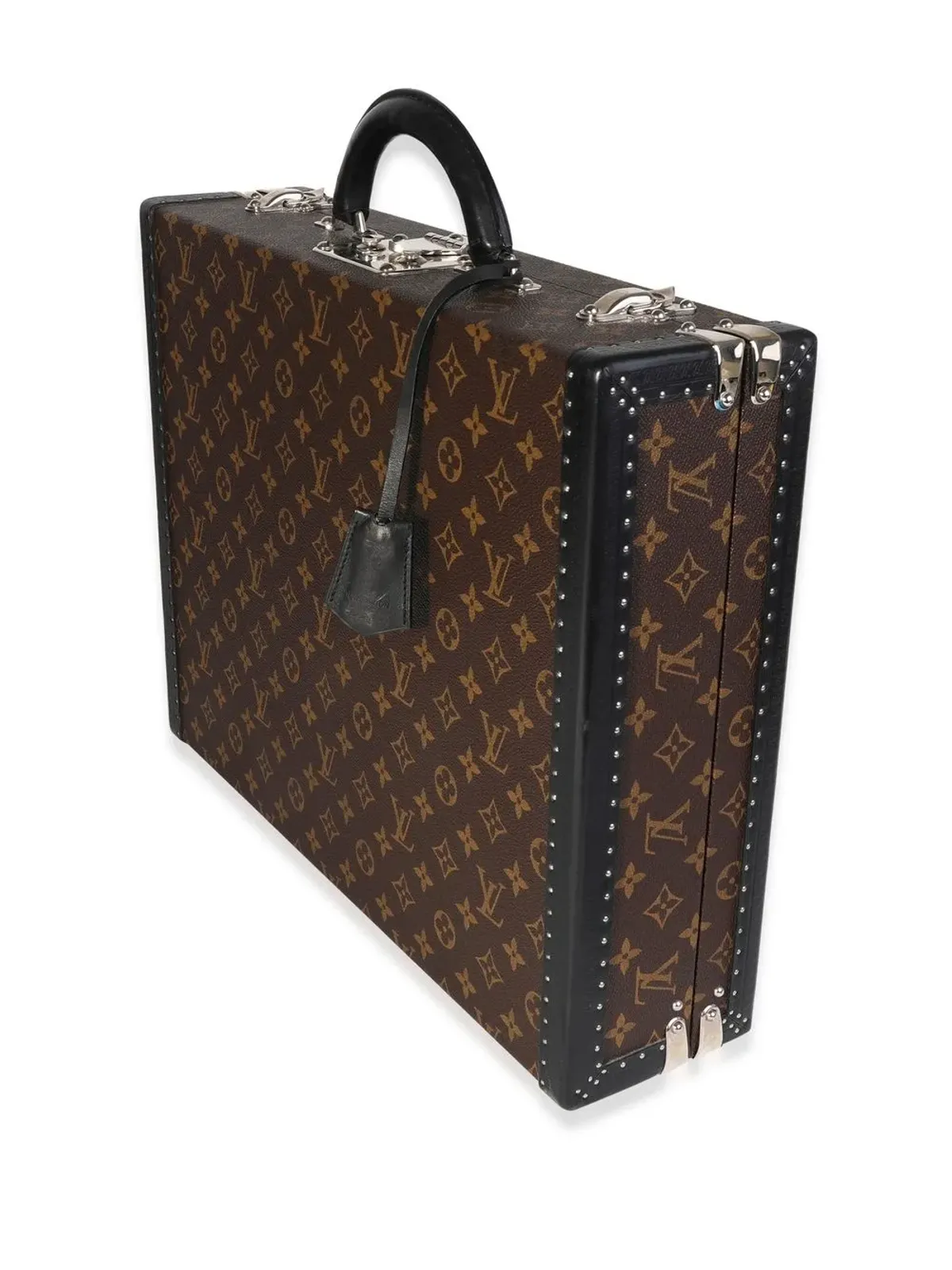 Louis Vuitton ビンテージ Macassar President ブリーフケース ブラウン - 画像3