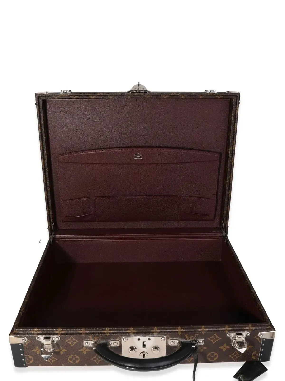 Louis Vuitton ビンテージ Macassar President ブリーフケース ブラウン - 画像4