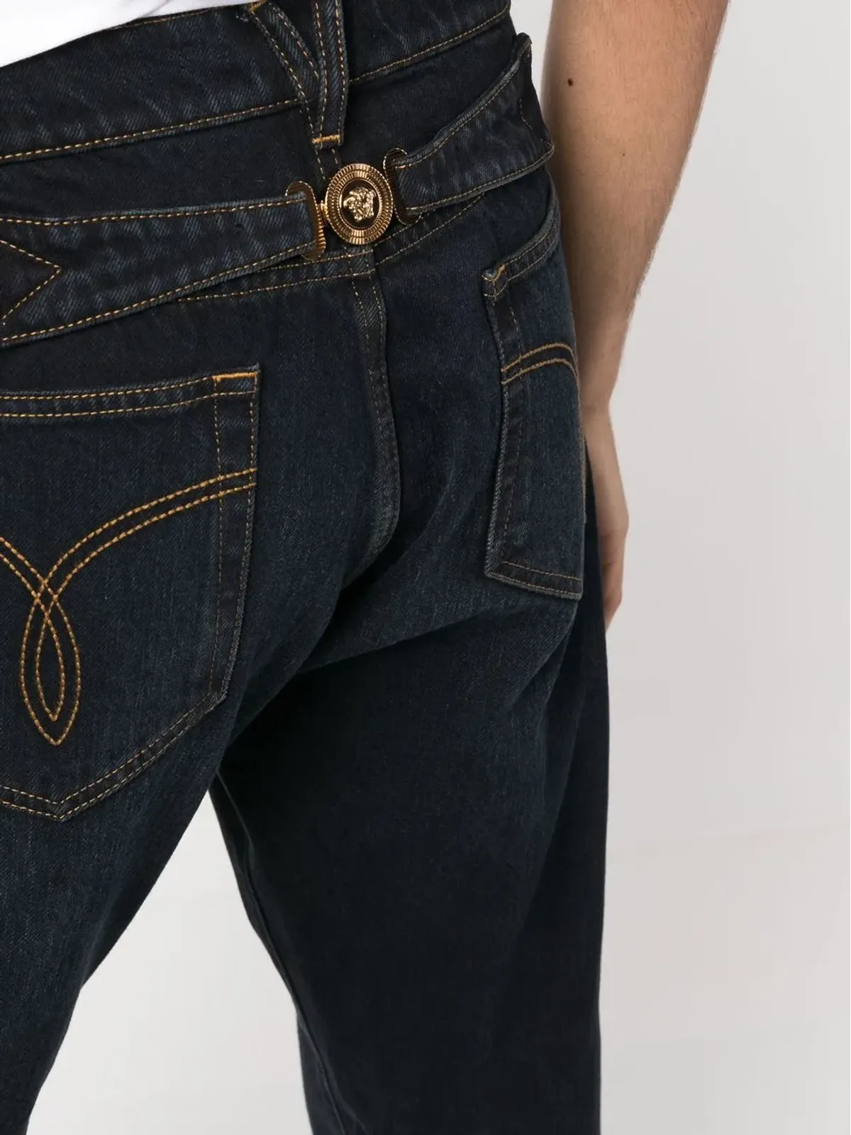 Versace Medusa Headモチーフデニムジーンズ - 画像5