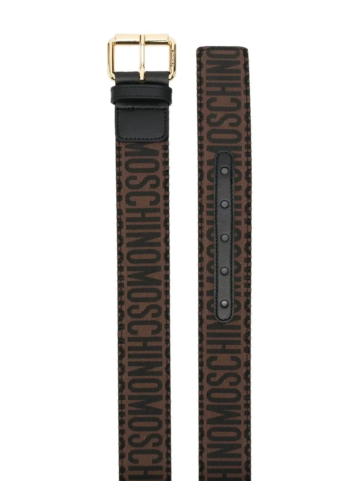 Moschino ロゴジャカードバックルベルト - 画像2