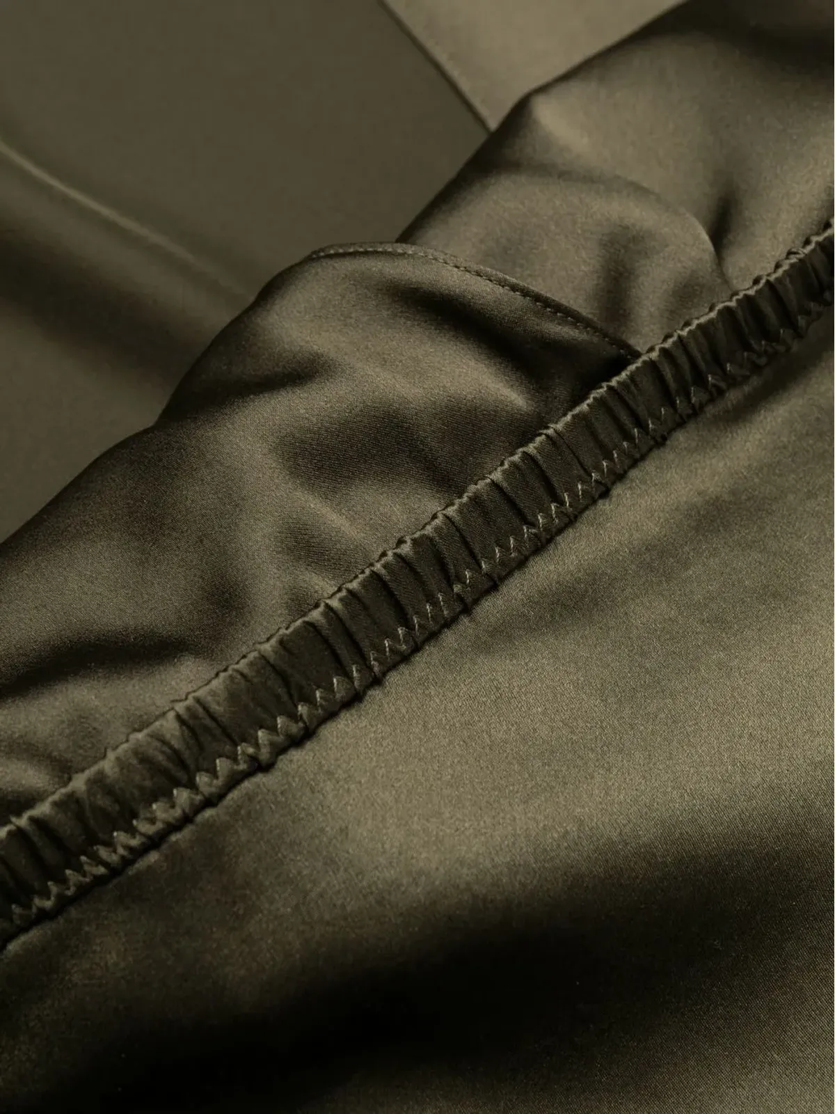 Maison Close シルク プランジVネック ボディスーツ - 画像3