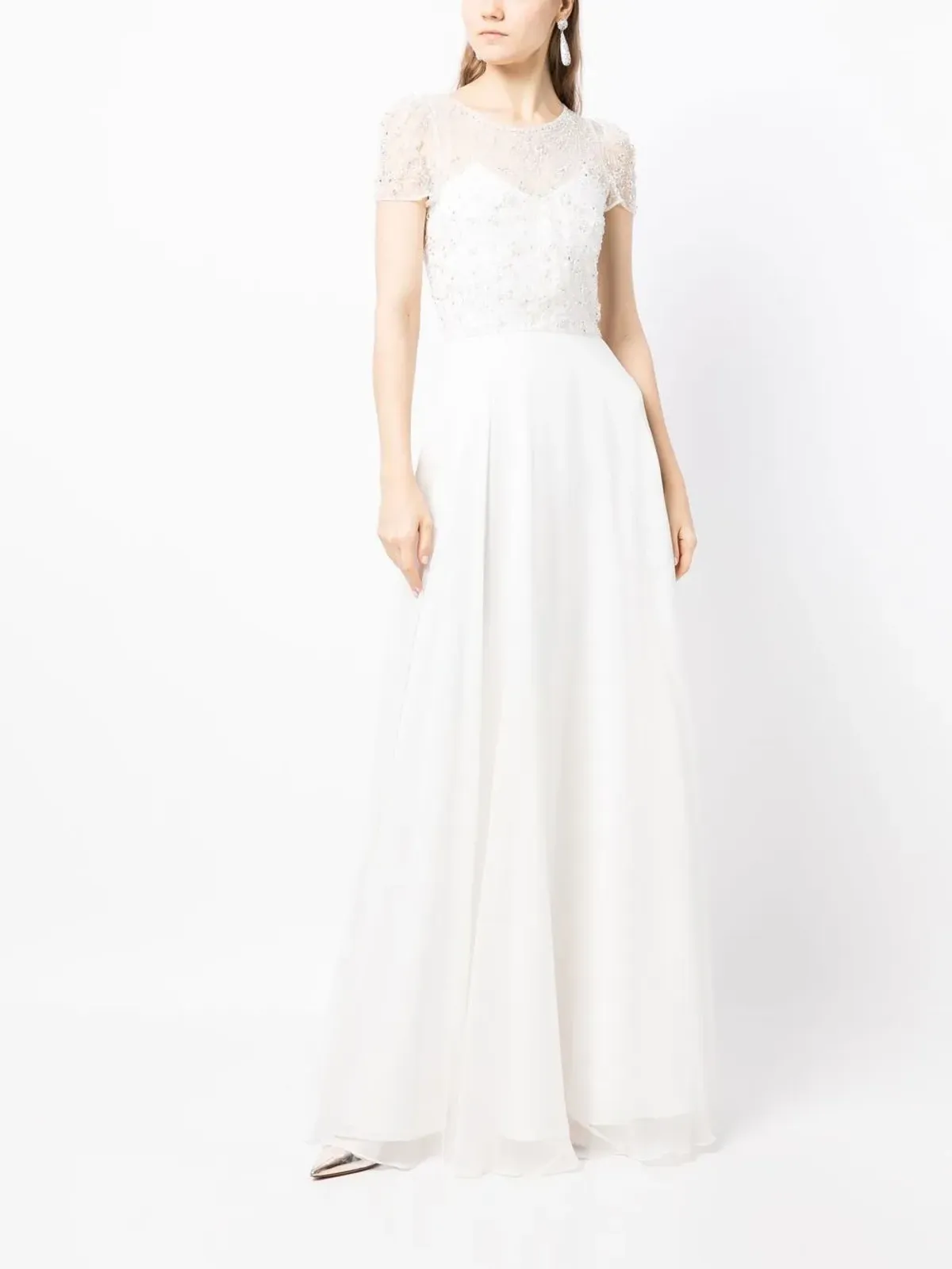 Jenny Packham Albertine crystal-embellished gown - 画像2