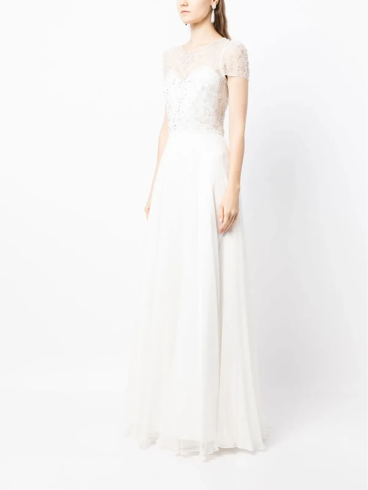 Jenny Packham Albertine crystal-embellished gown - 画像3