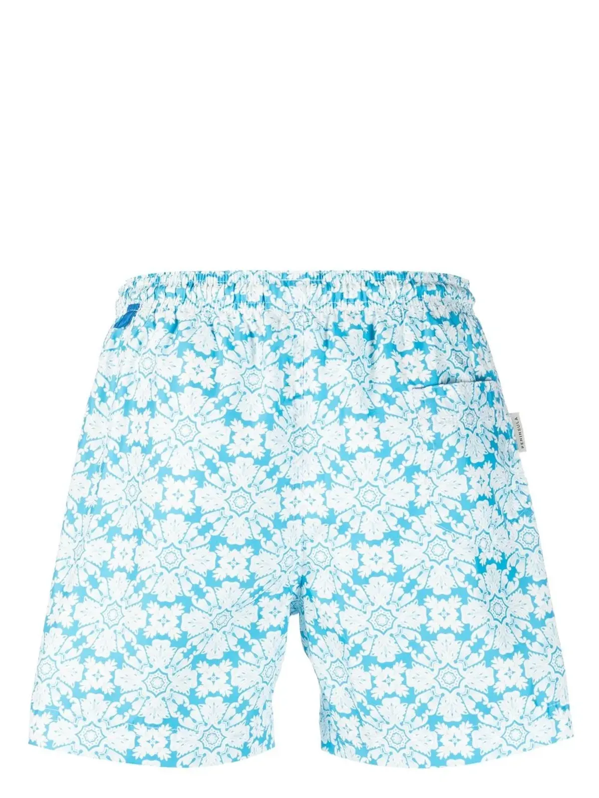 PENINSULA SWIMWEAR 幾何学模様のスイムショーツ - ブルー - 画像2