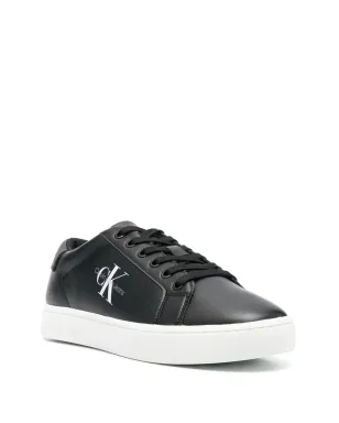 Calvin Klein Jeans ロー・トップ レザー スニーカー ブラック - サムネイル2