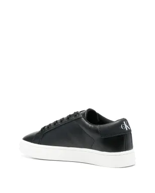 Calvin Klein Jeans ロー・トップ レザー スニーカー ブラック - サムネイル3