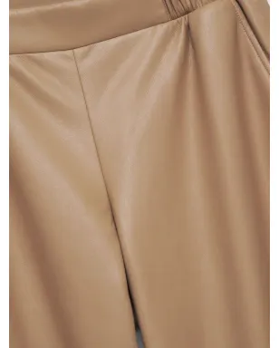 ANINE BING Koa フェイクレザー パンツ - サムネイル4