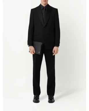 Burberry オークリーフ・クレスト ジャカード タキシードジャケット - サムネイル2