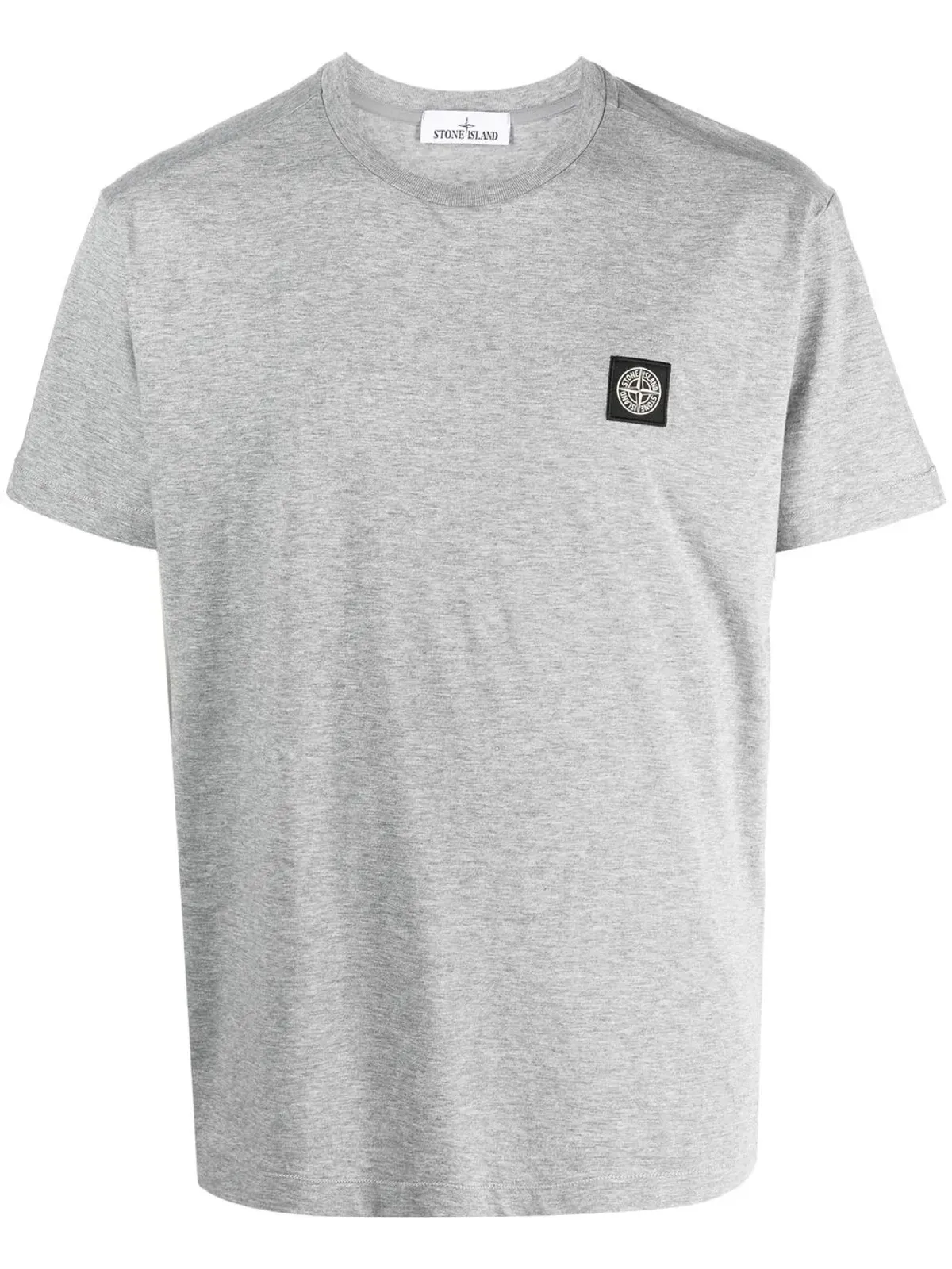 Stone Island ロゴパッチ付き半袖Tシャツ - 画像1