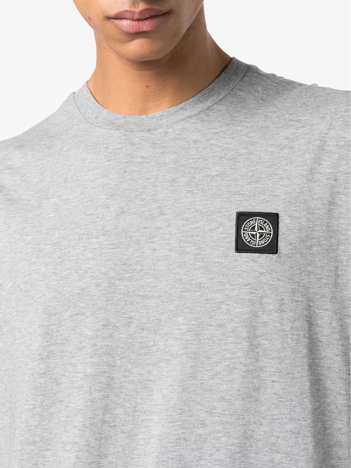 Stone Island ロゴパッチ付き半袖Tシャツ - 画像5