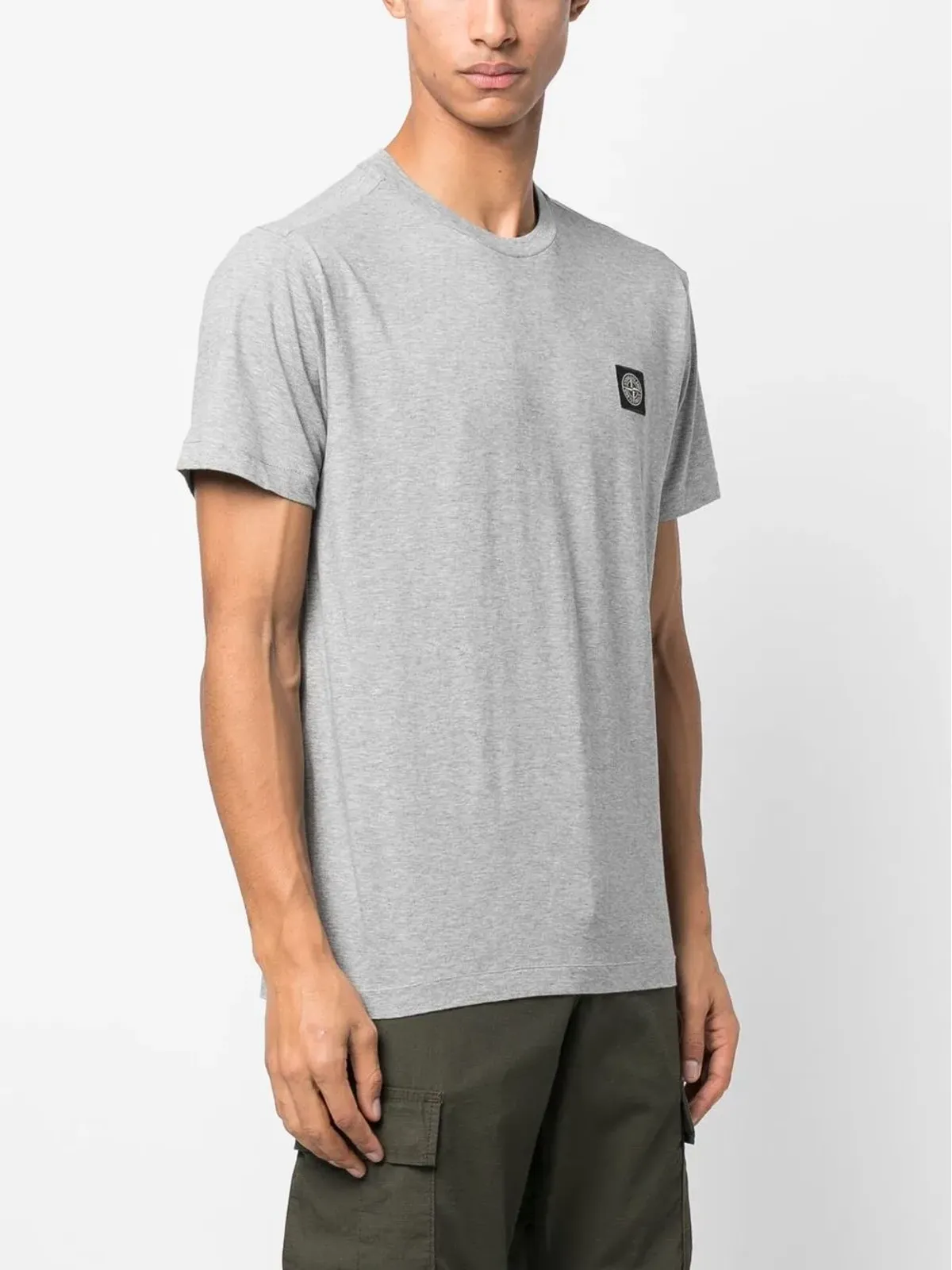Stone Island ロゴパッチ付き半袖Tシャツ - 画像3