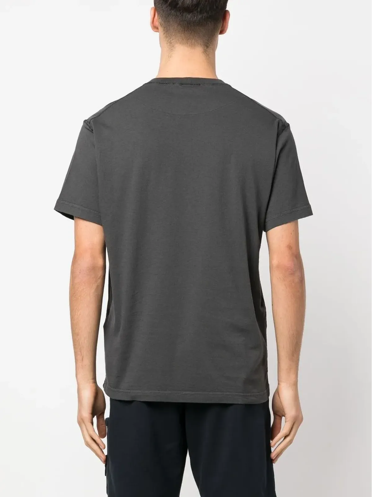 Stone Island コンパスパッチ コットンTシャツ - 画像4