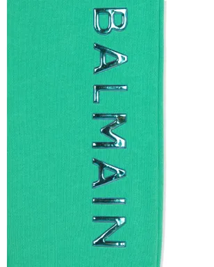 Balmain Kids ロゴプリント コットン トラックパンツ - サムネイル3