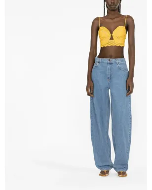 Stella McCartney ブロderie-anglaise クロップドトップ - サムネイル2