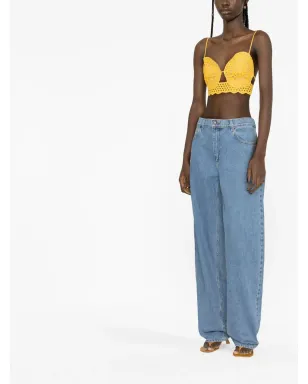 Stella McCartney ブロderie-anglaise クロップドトップ - サムネイル3