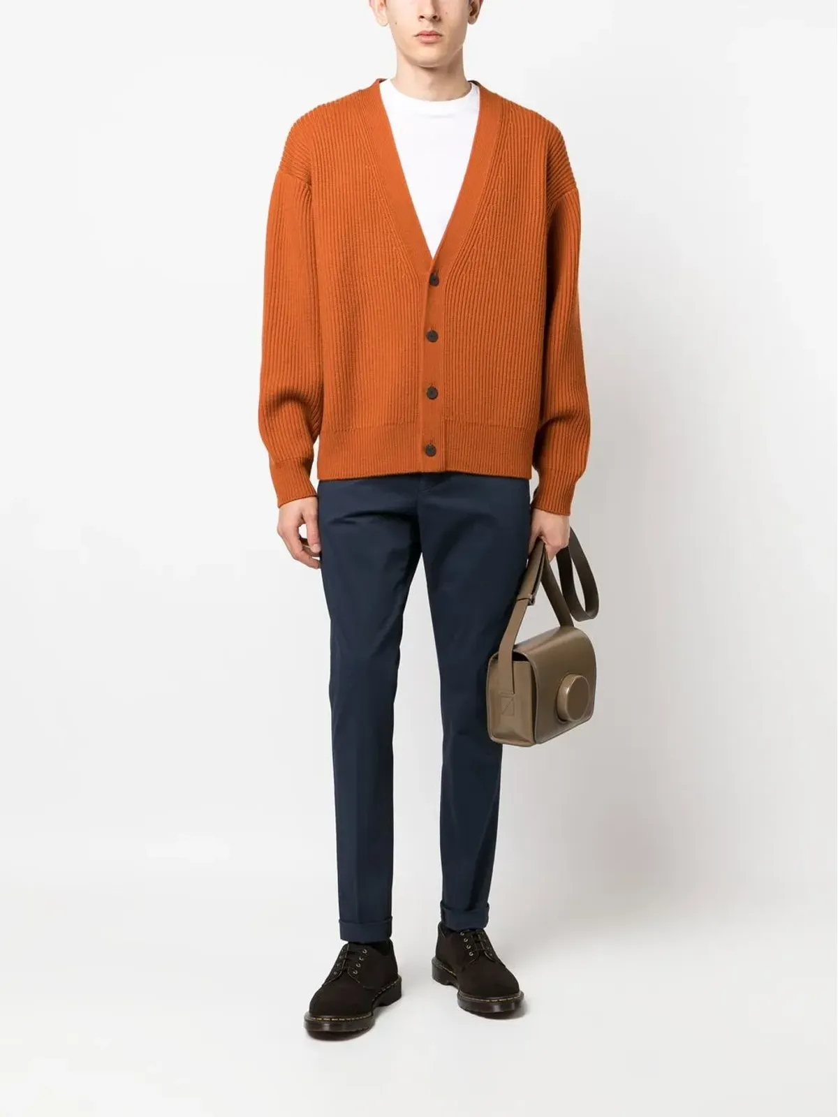 DONDUP テーパードレッグ クロップド チノパンツ - 画像2