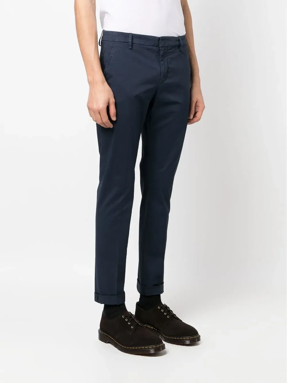 DONDUP テーパードレッグ クロップド チノパンツ - 画像3