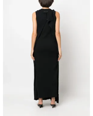 MM6 Maison Margiela アシンメトリック ドレープ ニットドレス - サムネイル4