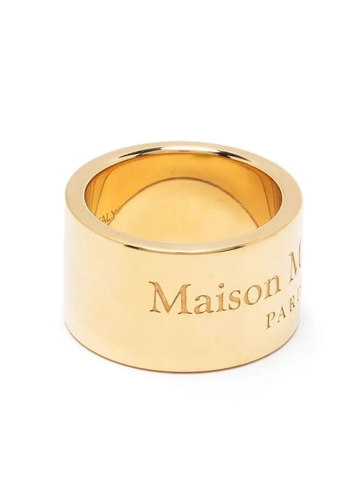 Maison Margiela ロゴ刻印リング - 画像1