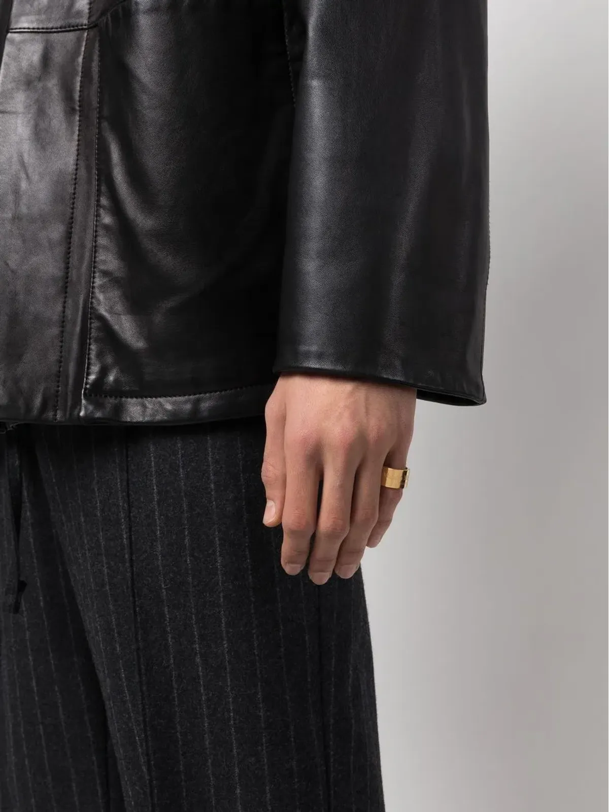 Maison Margiela ロゴ刻印リング - 画像2