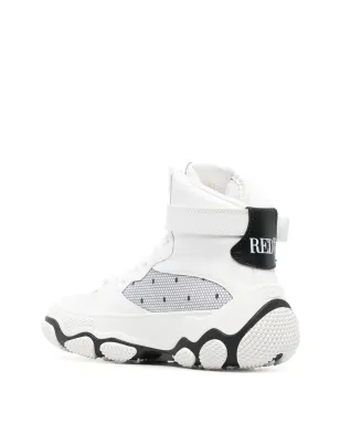 RED(V) ロゴプリント ハイカットスニーカー - サムネイル3