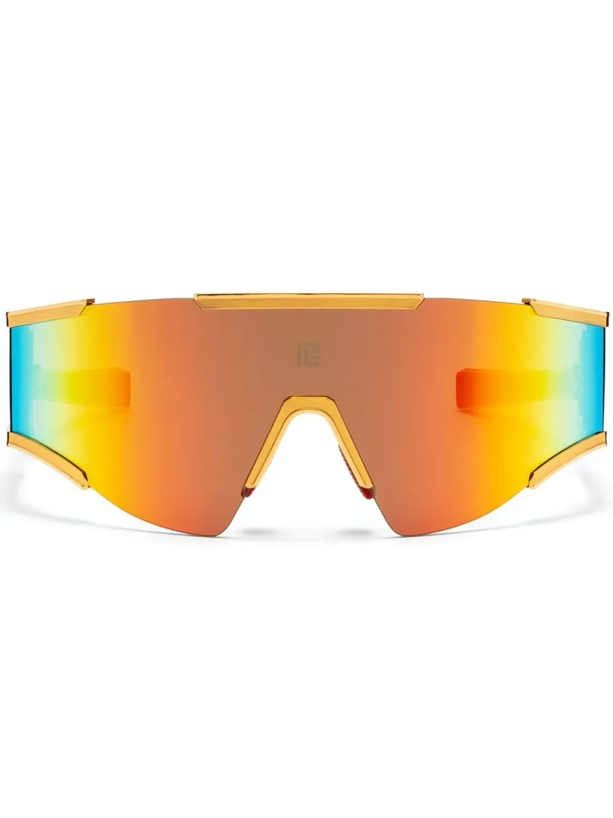 Balmain Eyewear フレシュ Geometric サングラス - ゴールド - 画像1