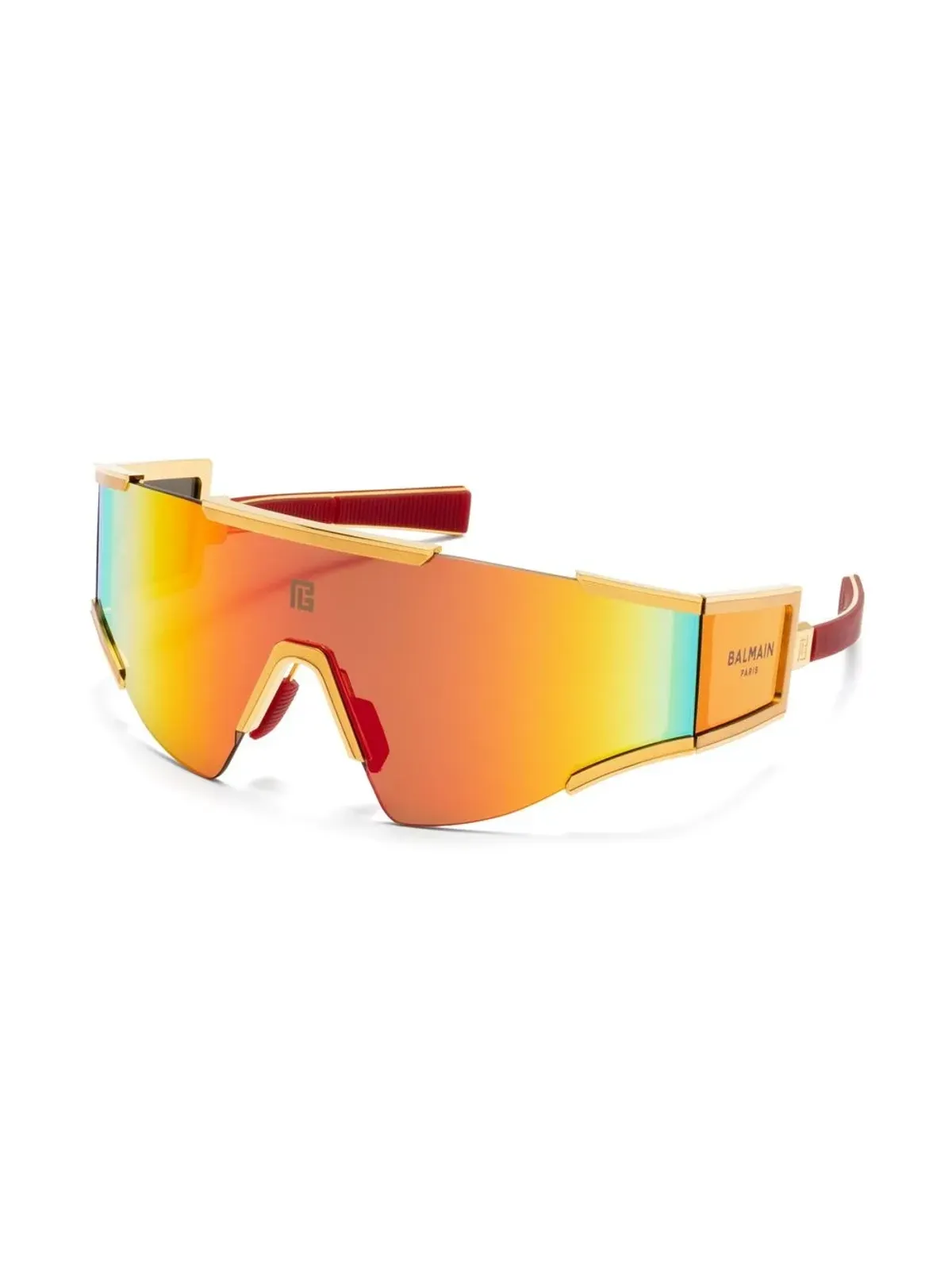 Balmain Eyewear フレシュ Geometric サングラス - ゴールド - 画像2