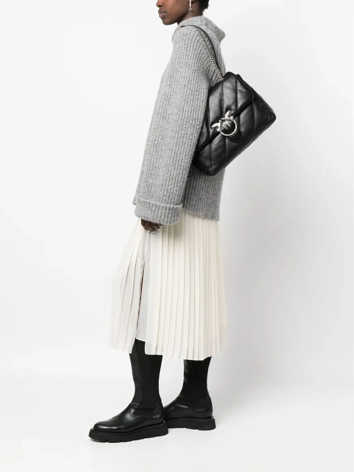 PINKO Love Big Puff leather shoulder bag - 画像2