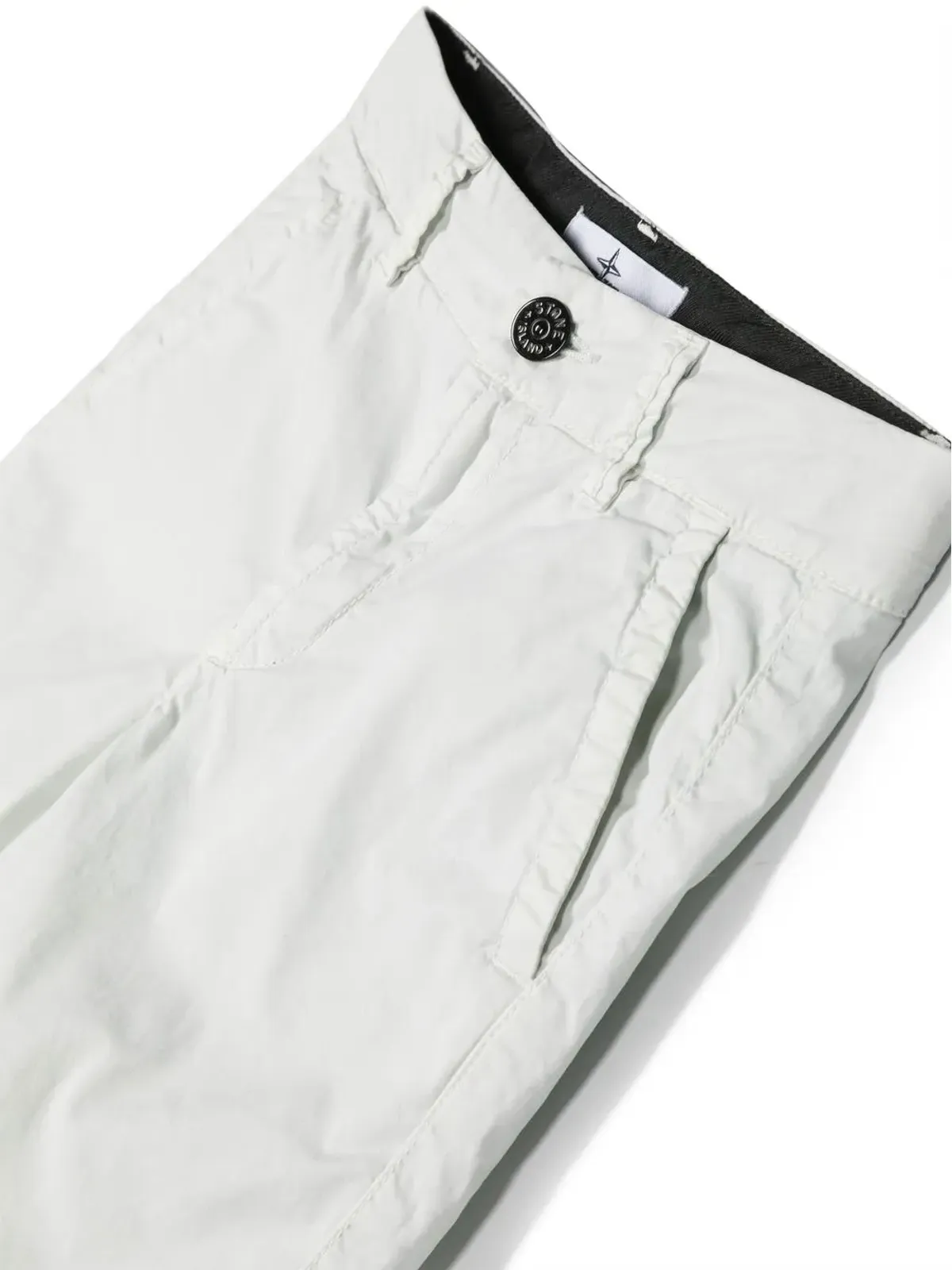 Stone Island Junior ロゴパッチ カジュアルショーツ - 画像3
