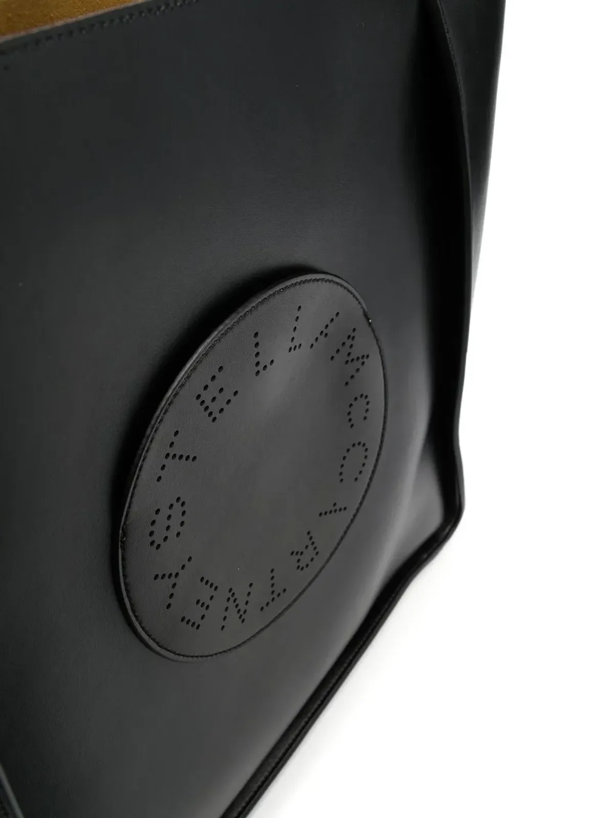 Stella McCartney パーフォレーテッドロゴ トートバッグ - Black - 画像4