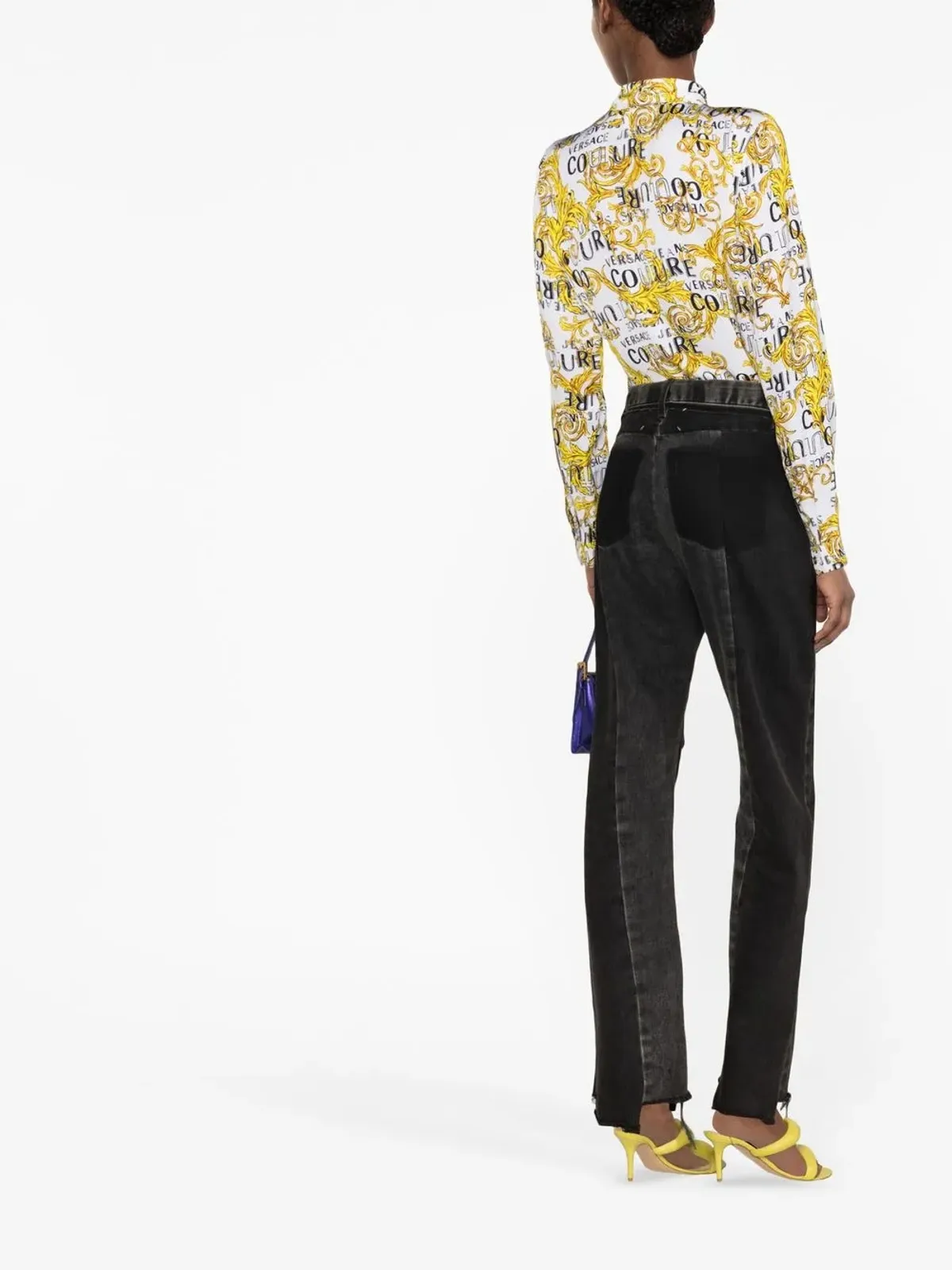 Versace Jeans Couture ロゴプリント ボタンシャツ - 画像3