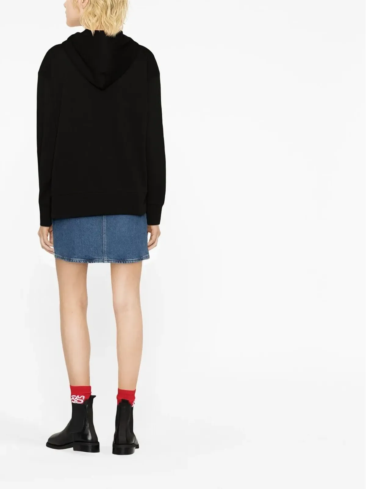 Kenzo ロゴプリント コットン フーディー - 画像3