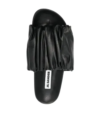 Jil Sander レザー プラットフォームサンダル - サムネイル4