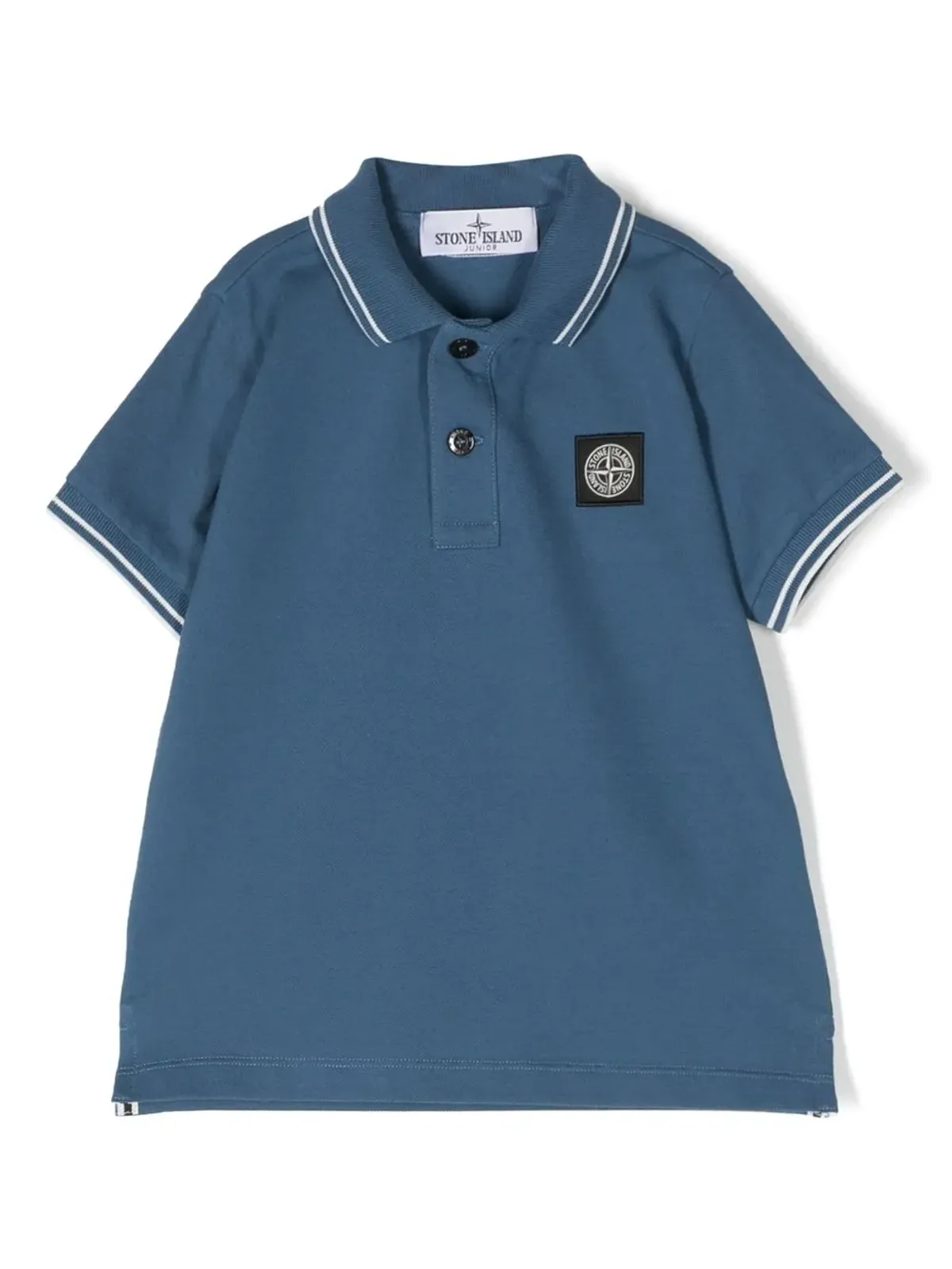 Stone Island Junior コンパスロゴパッチ ポロシャツ - 画像1