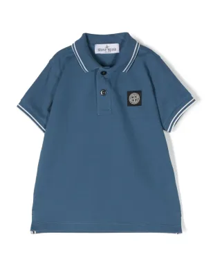 Stone Island Junior コンパスロゴパッチ ポロシャツ - サムネイル1
