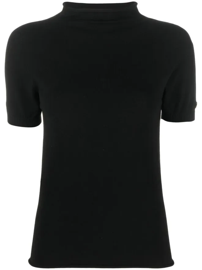 TWINSET TWINSET ロゴプレート付きハイネックニットセーターの商品画像