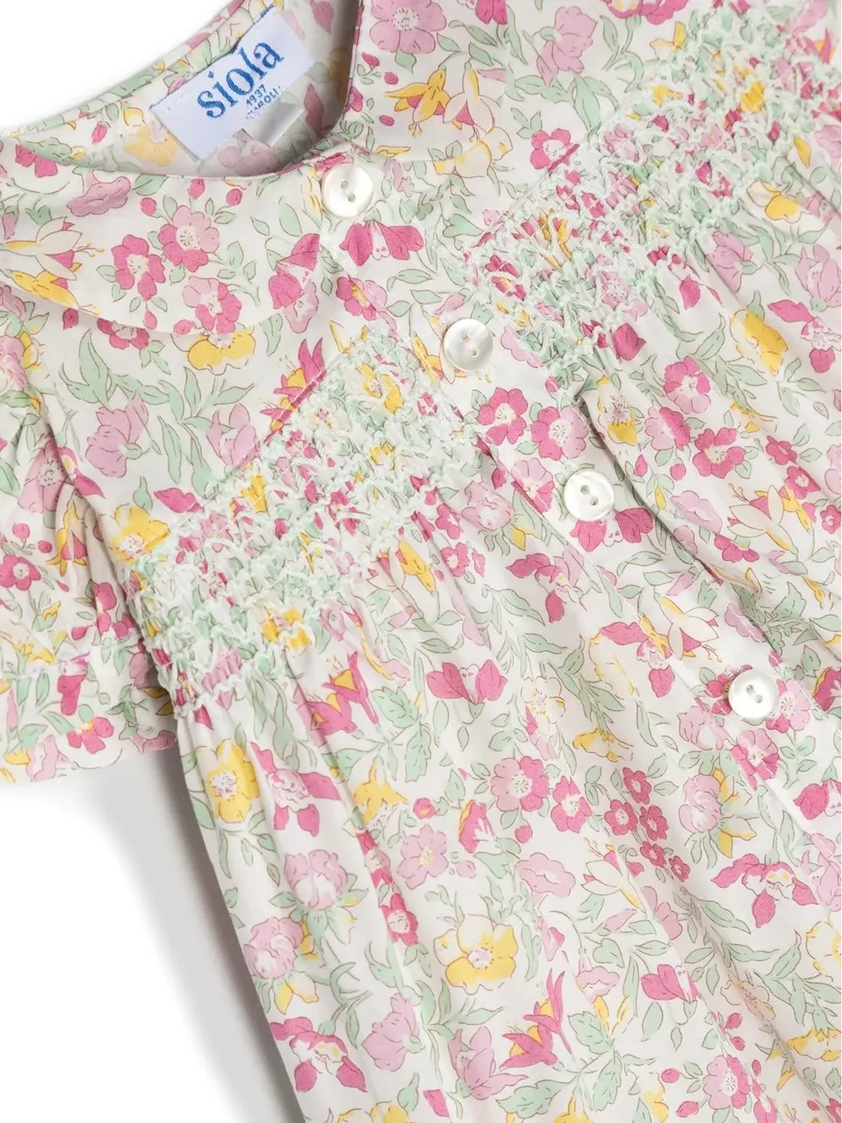 Siola 花柄プリント シャツドレス - 画像3