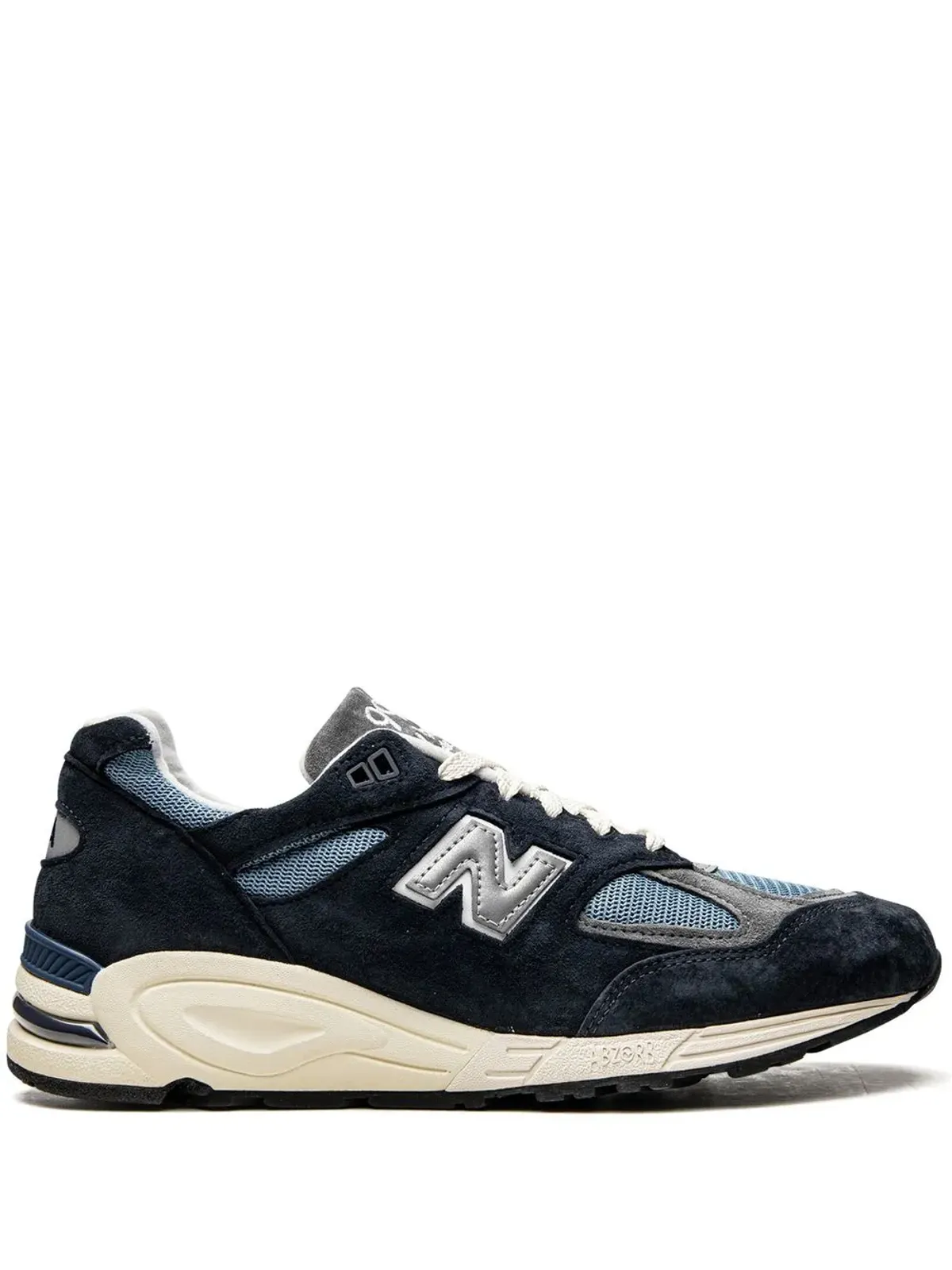 New Balance 990v2 ネイビー スニーカー - 画像1