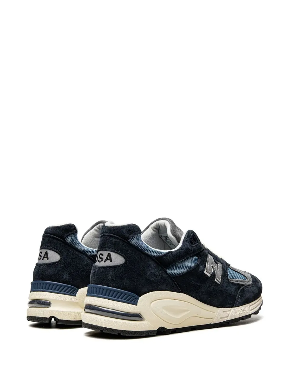 New Balance 990v2 ネイビー スニーカー - 画像3