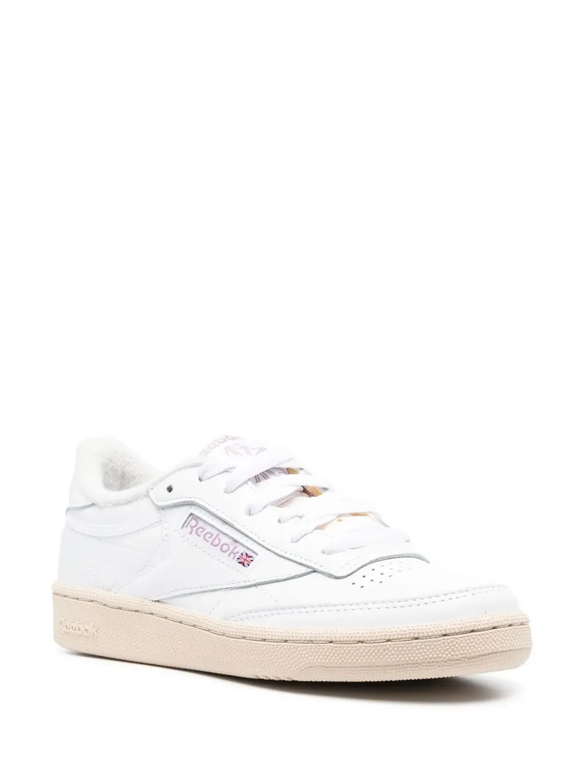 Reebok レザー ロー・トップスニーカー - 画像2