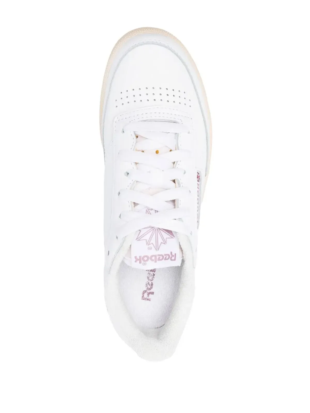 Reebok レザー ロー・トップスニーカー - 画像4