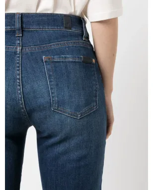 7 For All Mankind ミッドライズ クロップドジーンズ - サムネイル5