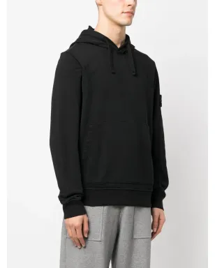 Stone Island Compassパッチ付きドローストリングフーディー - サムネイル3