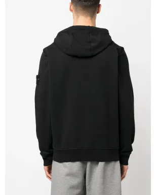Stone Island Compassパッチ付きドローストリングフーディー - サムネイル4