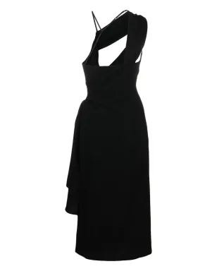 Jacquemus Abanada ドレープ アシンメトリードレス - サムネイル2