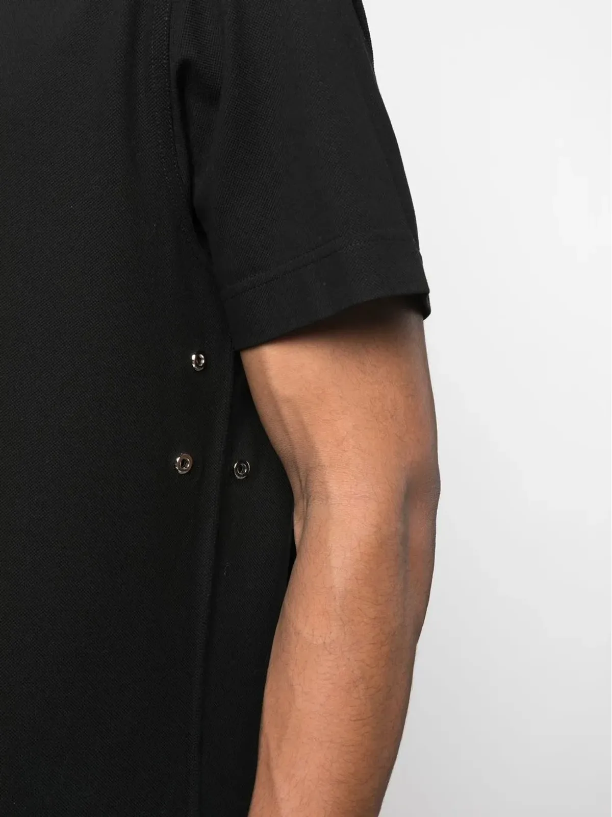 Givenchy ハーフジップコットンポロトップ - 画像5