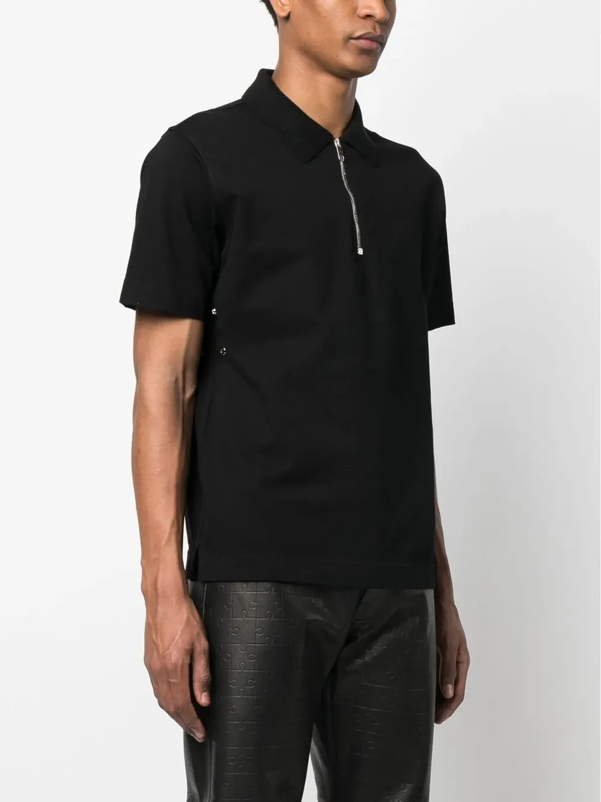 Givenchy ハーフジップコットンポロトップ - 画像3