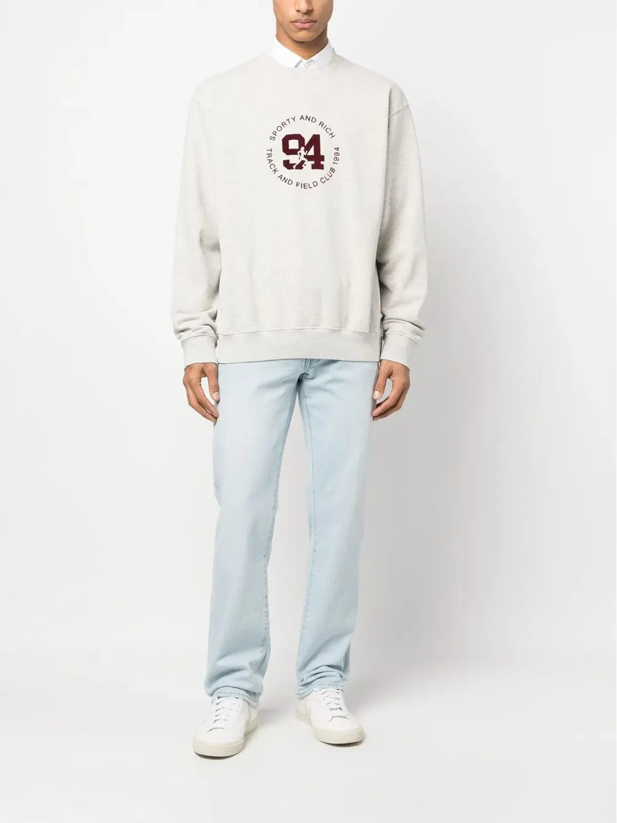 Sporty & Rich ロゴプリント クルーネック スウェットシャツ - 画像2
